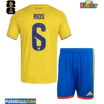 Kolumbien Richard Rios #6 Heimtrikotsatz Kinder WM 2026 Kurzarm (+ Kurze Hosen)